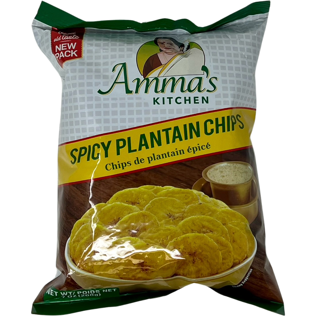 Pack of 2 - Amma's Kitchen Spicy Plantain Chips - 200 Gm (7 Oz)