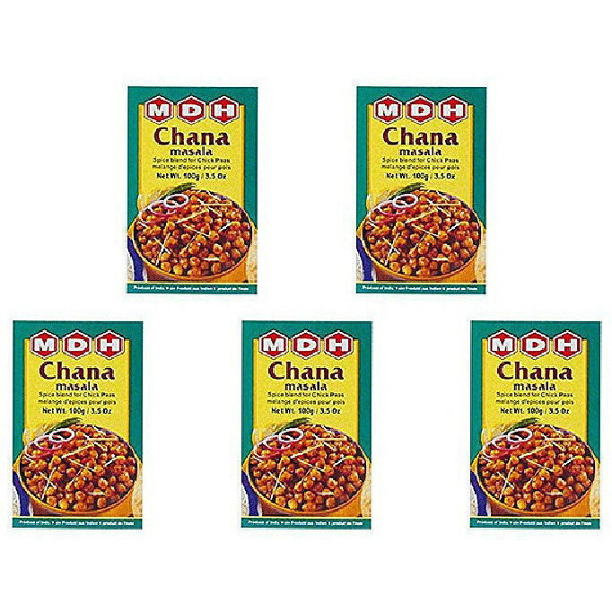 Pack of 5 - Mdh Chana Masala - 500 Gm (1.1 Lb)