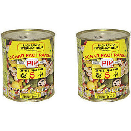 Pack of 2 - Pachranga Foods International Mix Pickle - 750 Ml (800 Gm)