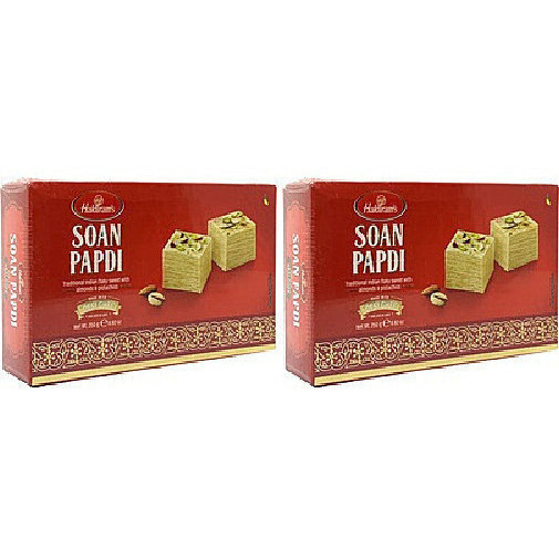 Pack of 2 - Haldiram's Soan Papdi Desi Ghee - 250 Gm (8.81 Oz)