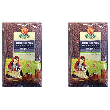Pack of 2 - Laxmi Red Kidney Bean Dark - 2 Lb (907 Gm)