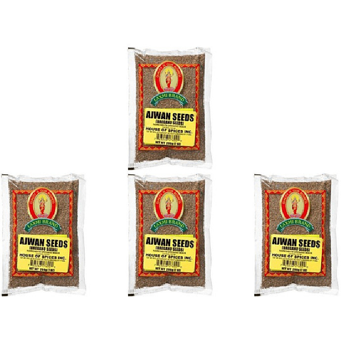 Pack of 4 - Laxmi Ajwain Seeds - 7 Oz (200 Gm)