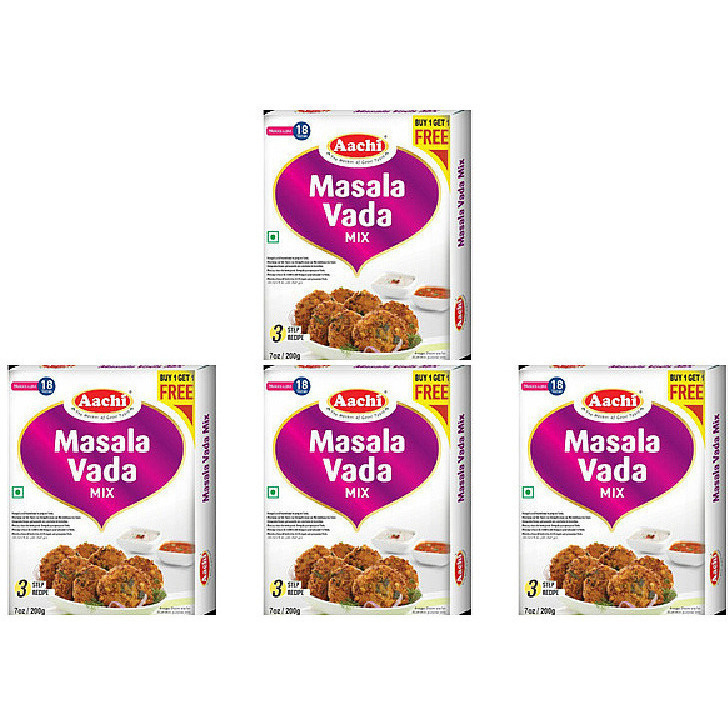 Pack of 4 - Aachi Masala Vada Mix - 180 Gm (6.3 Oz)