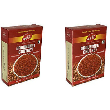 Pack of 2 - Katdare Groundnut Chutney - 100 Gm (3.5 Oz)