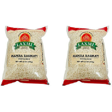 Pack of 2 - Laxmi Mamra Basmati Puffed Rice - 400 Gm (14 Oz)