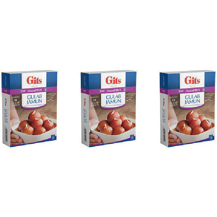 Pack of 3 - Gits Gulab Jamun Dessert Mix - 200 Gm (7 Oz)