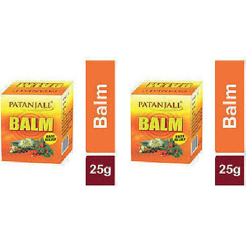 Pack of 2 - Patanjali Balm Fast Relief - 25 Gm (0.88 Oz)