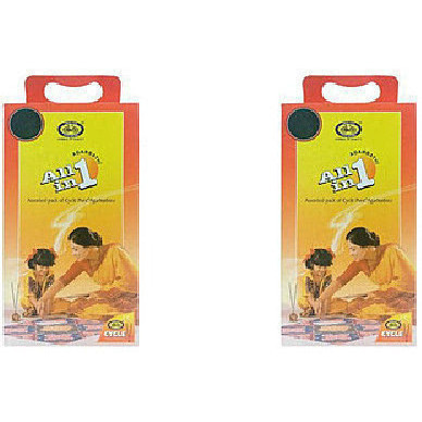 Pack of 2 - Cycle No 1 All In One Agarbatti Incense Sticks - 120 Pc