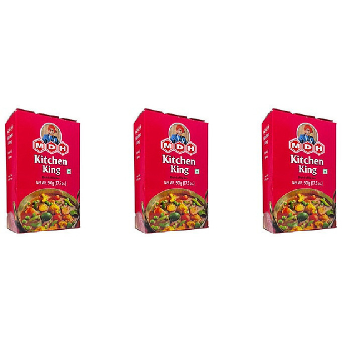 Pack of 3 - Mdh Kitchen King Masala - 500 Gm (1.1 Lb)