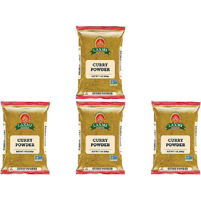 Pack of 4 - Laxmi Curry Powder - 200 Gm (7 Oz)