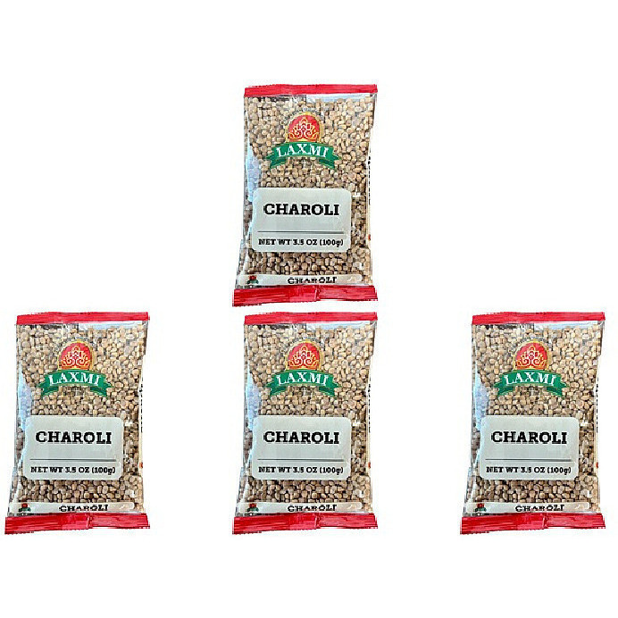 Pack of 4 - Laxmi Charoli Nuts - 3.5 Oz (100 Gm)