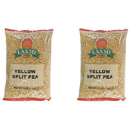 Pack of 2 - Laxmi Yellow Split Peas - 4 Lb (1.81 Kg)