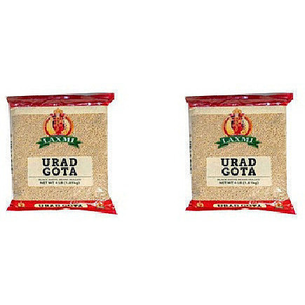 Pack of 2 - Laxmi Urad Gota Matpe Beans Without Husk - 4 Lb (1.81 Kg)