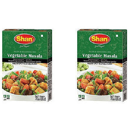 Pack of 2 - Shan South Indian Vegetable Masala - 200 Gm (7.05 Oz)