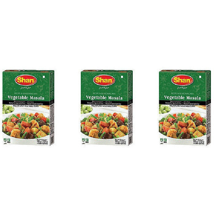 Pack of 3 - Shan South Indian Vegetable Masala - 200 Gm (7.05 Oz)