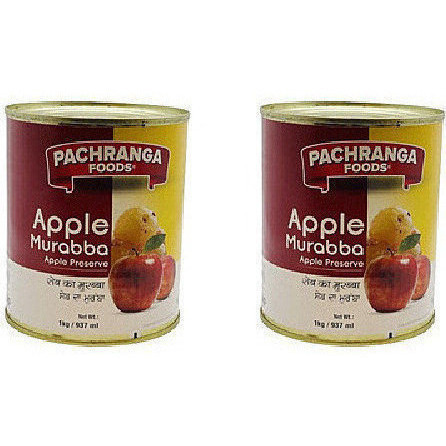 Pack of 2 - Pachranga Foods Apple Murabba - 1 Kg (2.2 Lb) [50% Off]