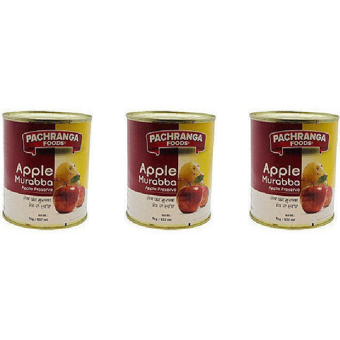 Pack of 3 - Pachranga Foods Apple Murabba - 1 Kg (2.2 Lb) [50% Off]