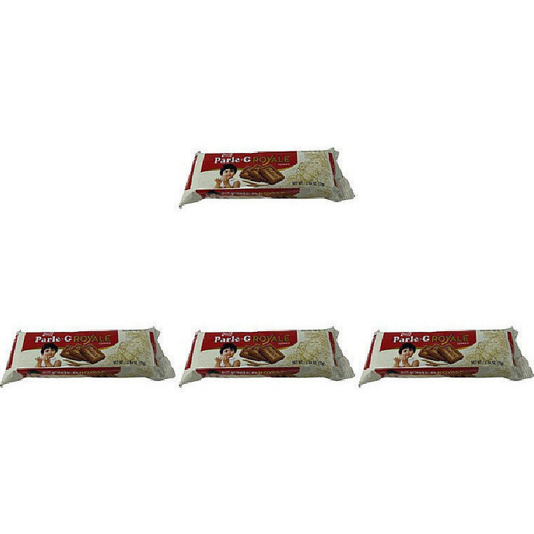 Pack of 4 - Parle-G Royale Cookies - 72 Gm (2.54 Oz)