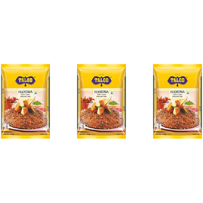 Pack of 3 - Talod Handwa Flour - 500 Gm (17.5 Oz)