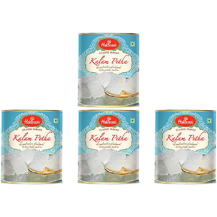 Pack of 4 - Haldiram's Kalam Petha Can - 1 Kg (2.2 Lb)