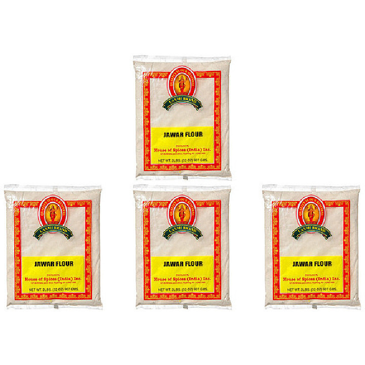 Pack of 4 - Laxmi Juwar Flour - 2 Lb (907 Gm)