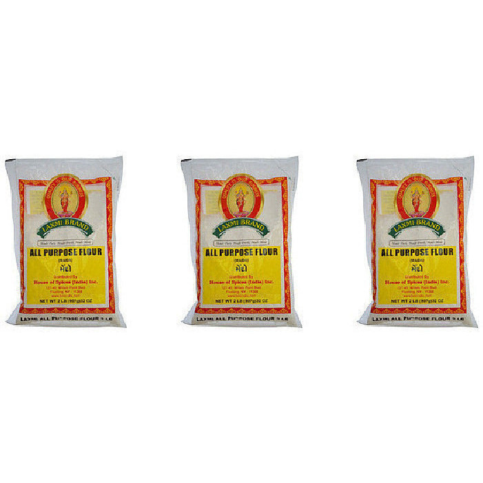 Pack of 3 - Laxmi Maida All Purpose Flour - 2 Lb (907 Gm)