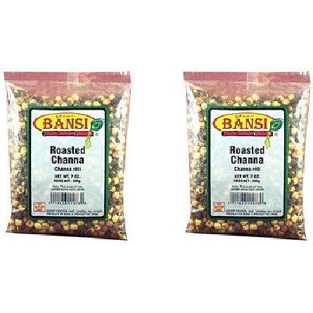 Pack of 2 - Bansi Roasted Chana - 200 Gm (7 Oz)