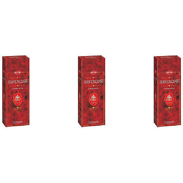 Pack of 3 - Hem Frankincense Agarbatti Incense Sticks - 120 Pc