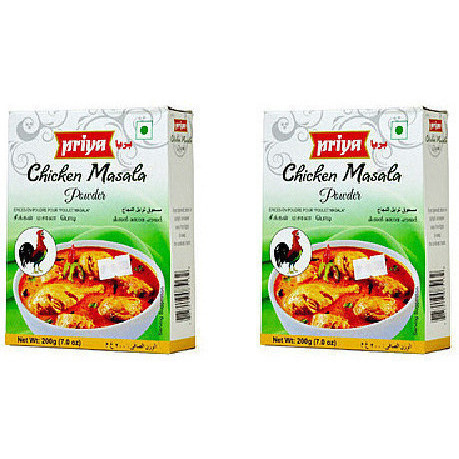 Pack of 2 - Priya Chicken Masala Powder - 100 Gm (3.5 Oz)