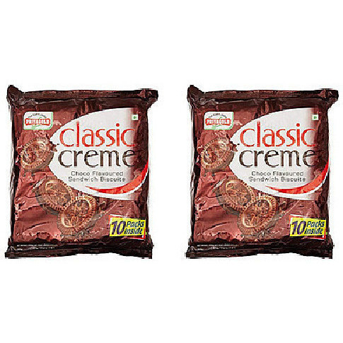 Pack of 2 - Priyagold Club Creme Choco Biscuits - 400 Gm (14.1 Oz)