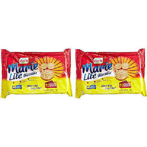 Pack of 2 - Priyagold Marie Lite Biscuits - 400 Gm (14.1 Oz)