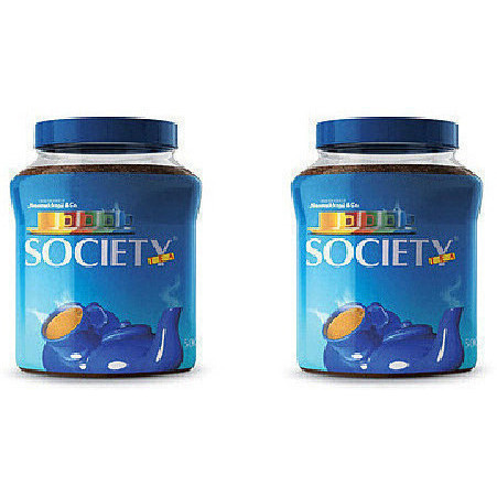 Pack of 2 - Society Premium Tea Leaf Jar - 450 Gm (15.87)