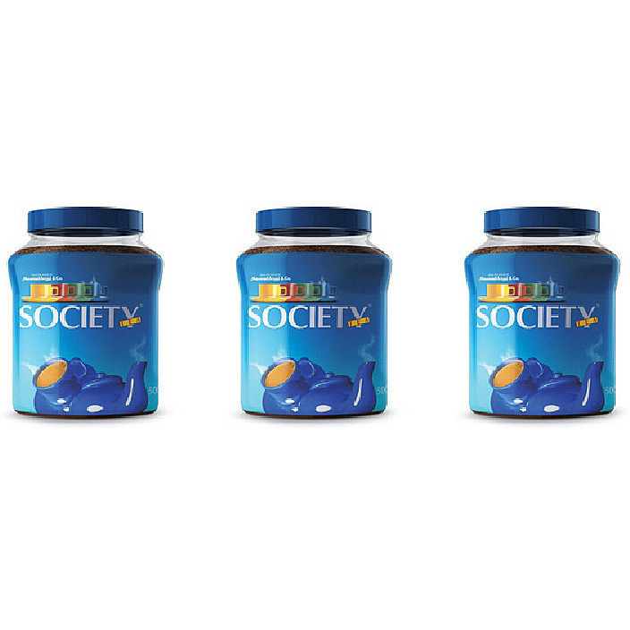 Pack of 3 - Society Premium Tea Leaf Jar - 450 Gm (15.87)