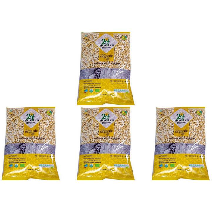 Pack of 4 - 24 Mantra Organic Roasted Chickpea Split - 2 Lb (908 Gm)