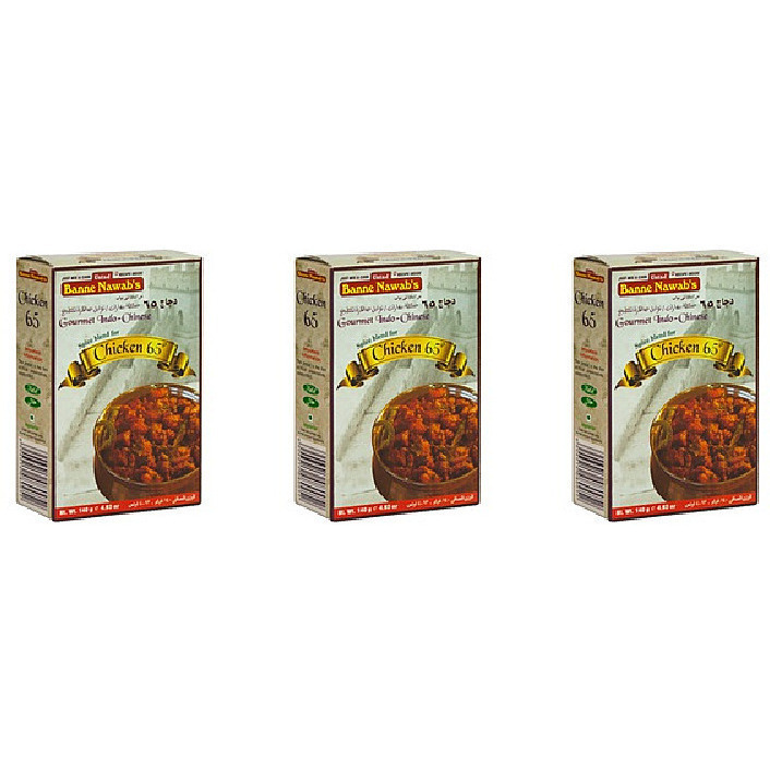 Pack of 3 - Ustad Banne Nawab's Chicken 65 Masala - 110 Gm (3.85 Oz)