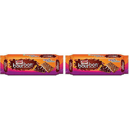 Pack of 2 - Britannia Bourbon Coco Kreme Biscuits - 196 Gm (6.91 Oz)