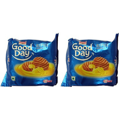 Pack of 2 - Britannia Good Day Butter Cookies - 2.6 Oz (75 Gm)