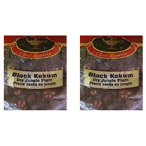 Pack of 2 - Deep Black Kokum Dry Jungle Plum - 400 Gm (14 Oz)
