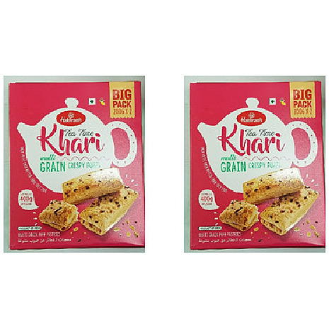 Pack of 2 - Haldiram's Tea Time Khari Multi Grain - 400 Gm (14.12 Oz)