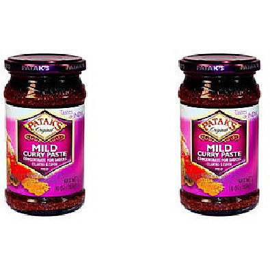 Pack of 2 - Patak's Mild Curry Spice Paste - 10 Oz (283 Gm)