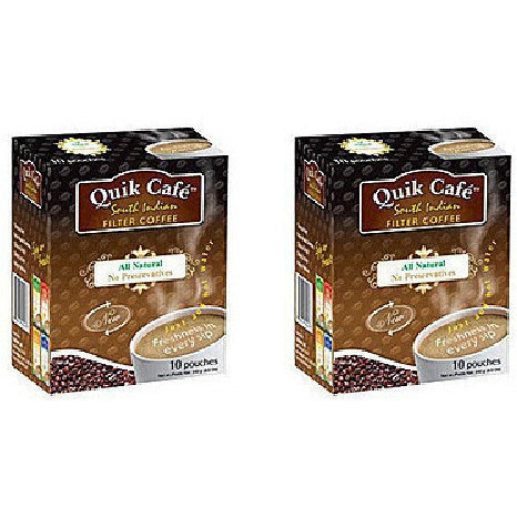 Pack of 2 - Quik Cafe Madras Coffee - 240 Gm (8.5 Oz)
