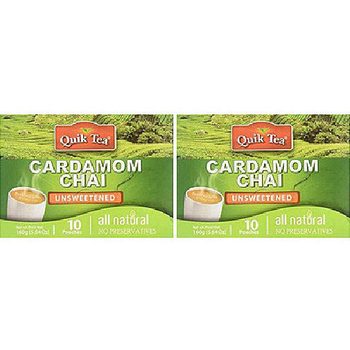 Pack of 2 - Quik Tea Cardamom Chai Latte - 240 Gm (8.45 Oz)