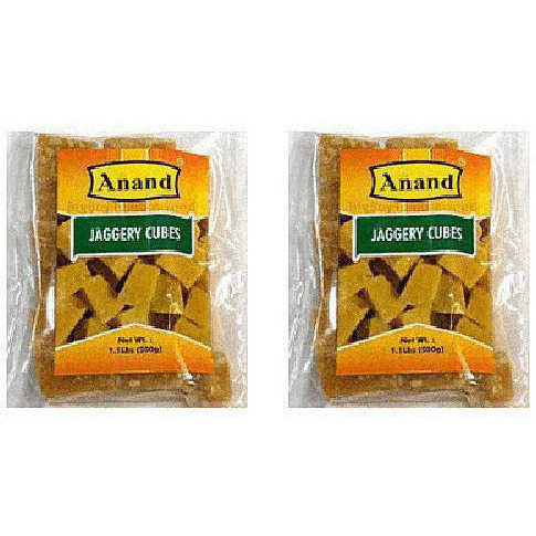 Pack of 2 - Anand Jaggery Cubes - 1 Kg (2.2 Lb)