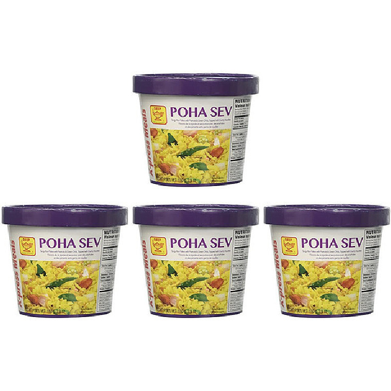 Pack of 4 - Deep X-Press Meals Poha Sev - 110 Gm (3.9 Oz)