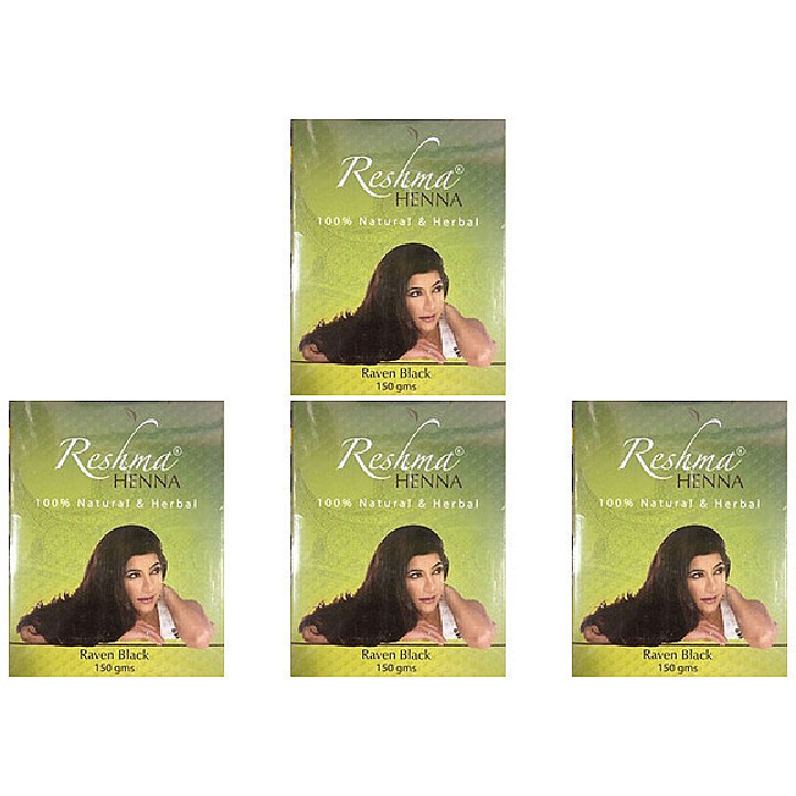 Pack of 4 - Reshma Henna With Natural Herbs - 150 Gm